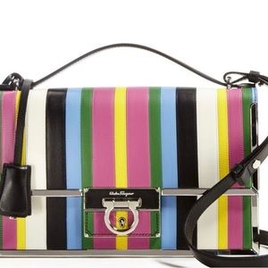 Ferragamo Aileen Frame convertible clutch/shoulder bag